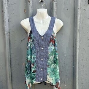 Preloved Sleeveless Blouse, M